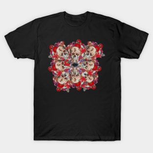 Skull Flower Power Party T-Shirt